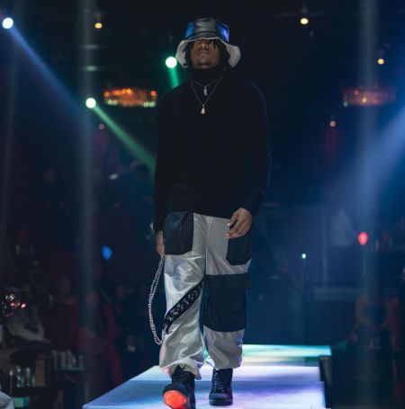 Kordell Beckham walked the catwalk at the EMERGE Fashion Show in 2022.